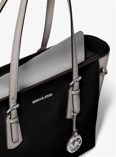 michael kors two tone tote|Michael Kors voyager tote sale.